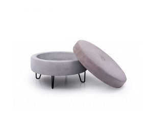 Pufas CARATE MEDIUM (Su skalbinių dėže)